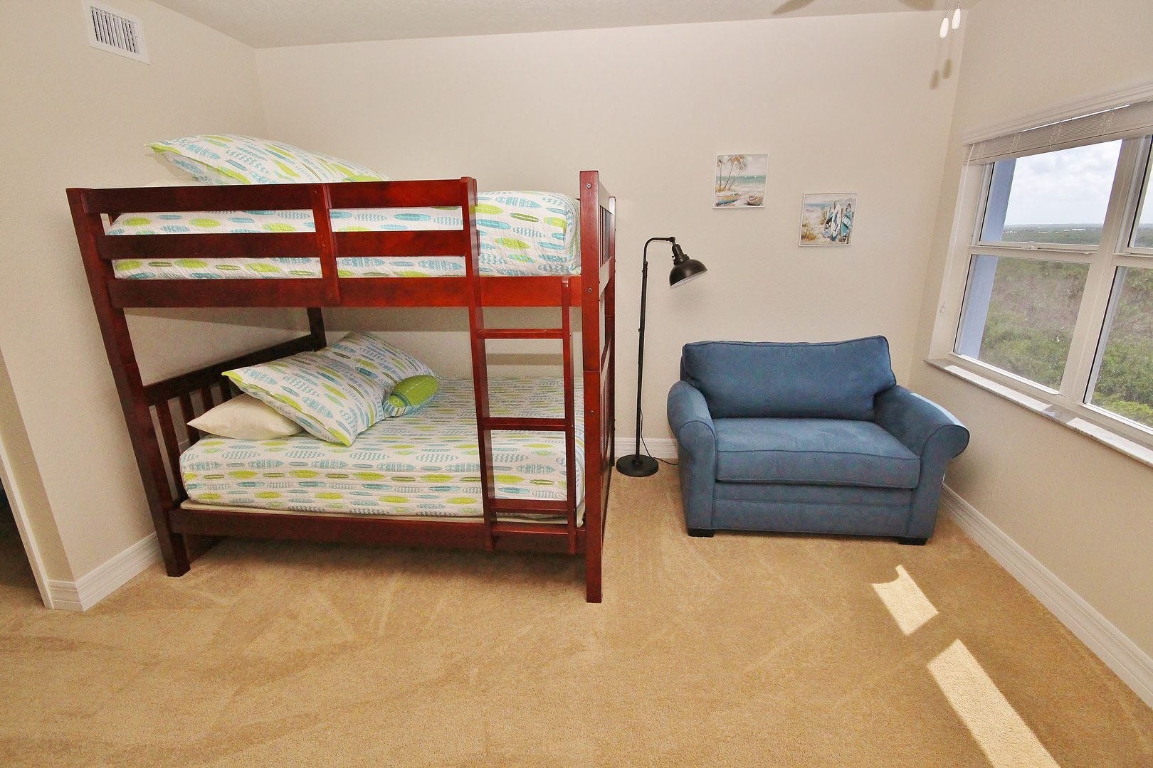 Third bedroom with bunk bed