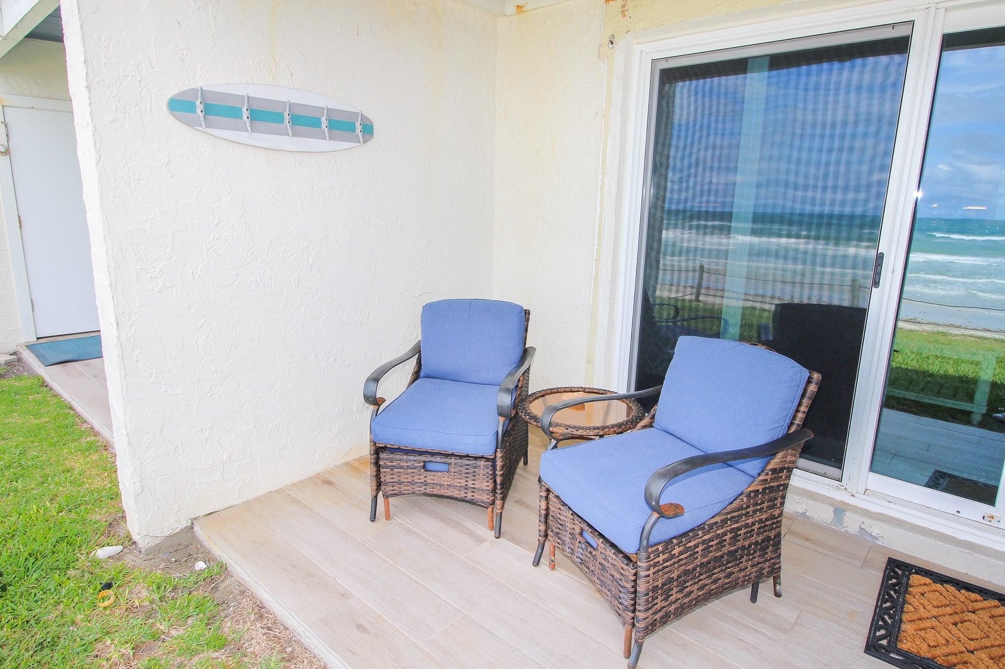 Cozily furnished balcony