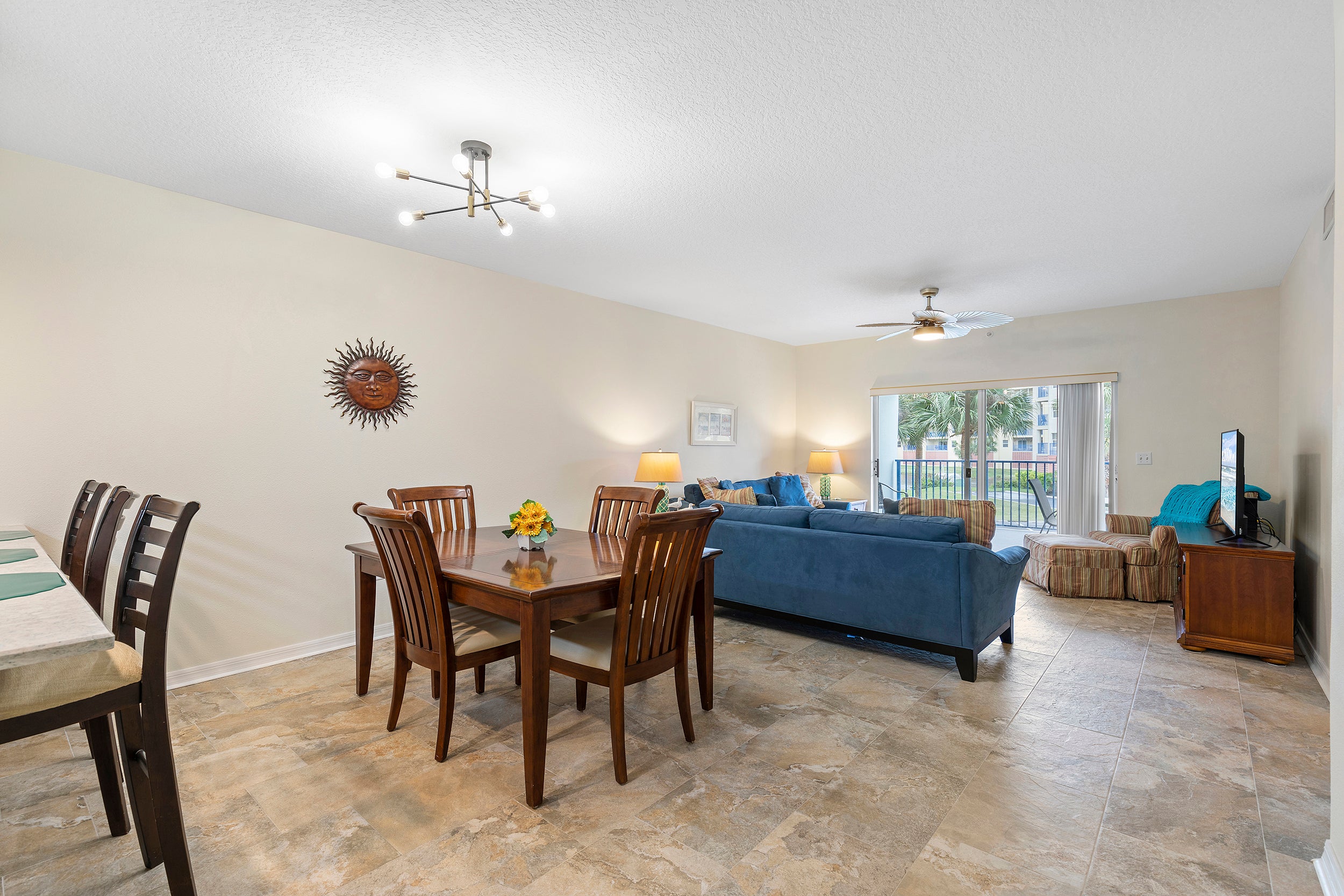 Dining and Living Room Area