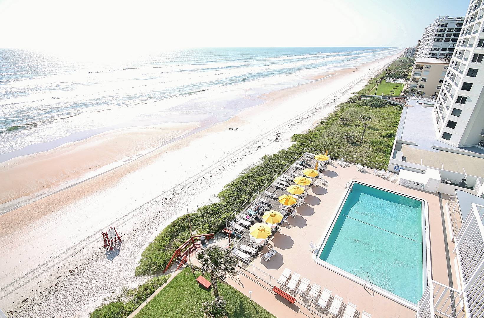 View of Beach and Pool